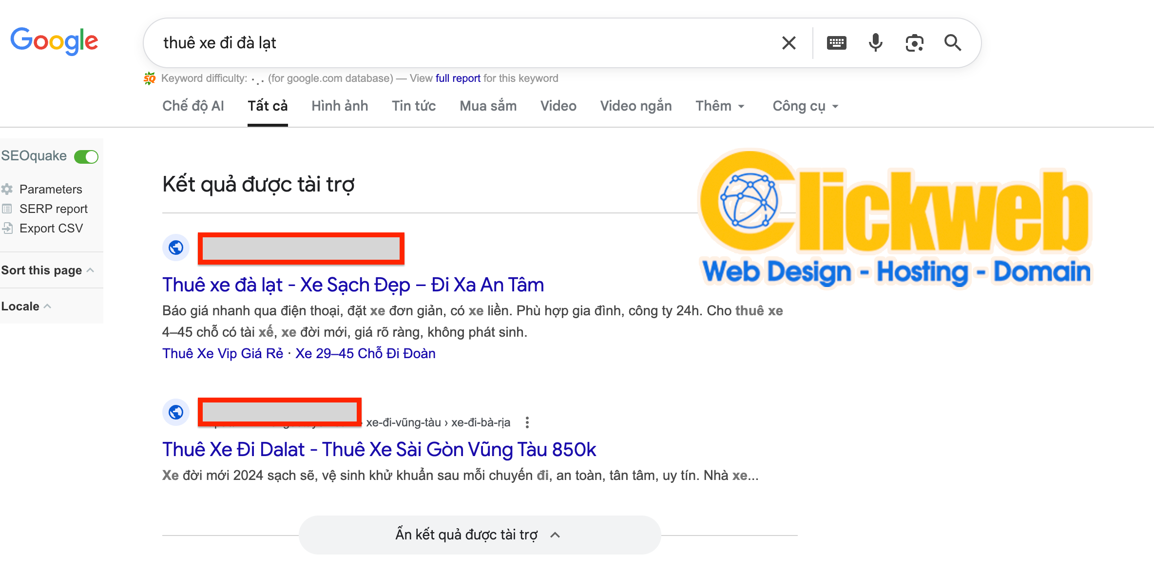 Google Ads cho dịch vụ xe sân bay | Tăng khách đặt chuyến thật | Clickweb