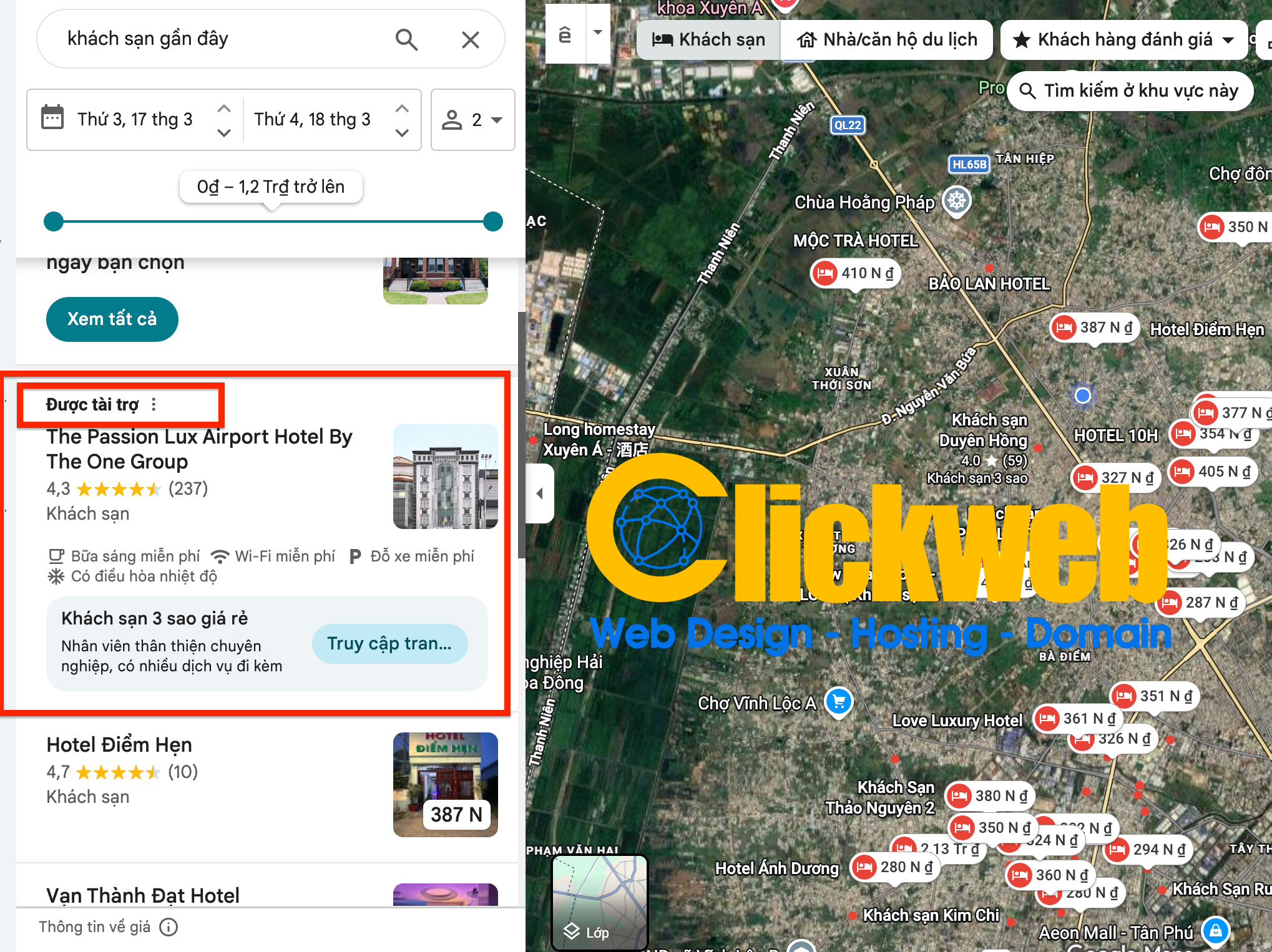 Dịch vụ quảng cáo Google Maps