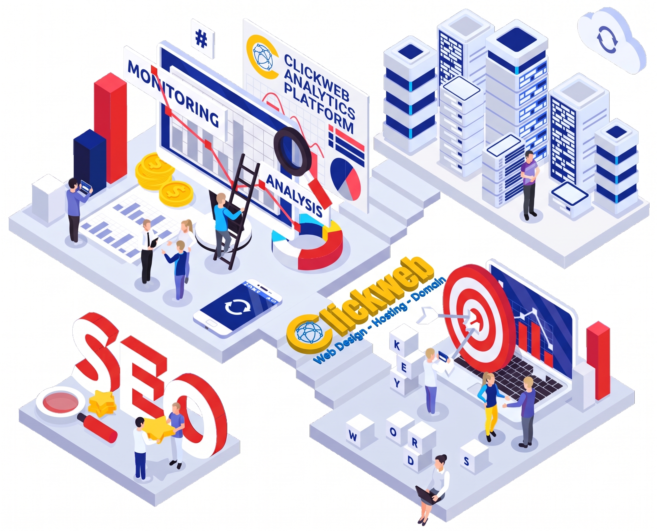dịch vụ SEO website tổng thể tại Clickweb