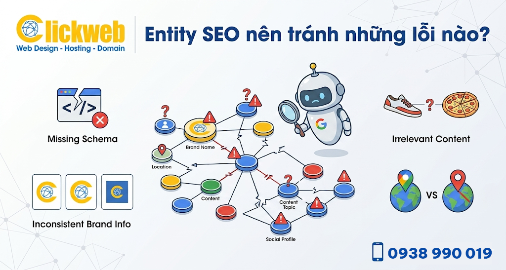 Clickweb thường rà Entity SEO như thế nào?