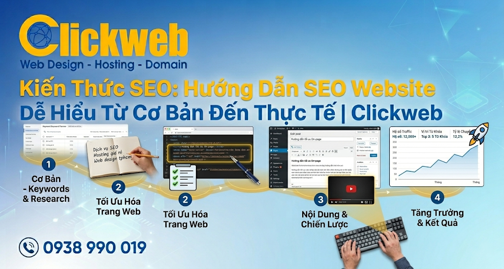 Kiến Thức SEO: Hướng Dẫn SEO Website Dễ Hiểu Từ Cơ Bản Đến Thực Tế
