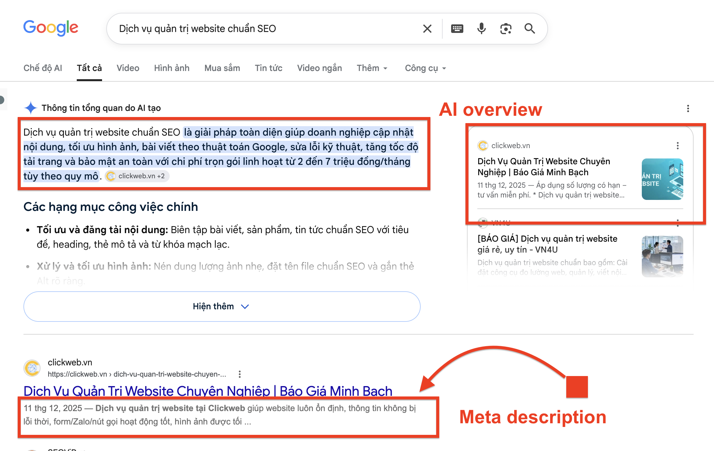 Meta Description là gì