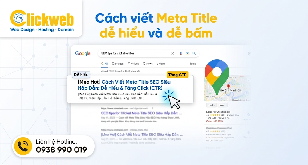 Cách viết Meta Title dễ hiểu và dễ bấm
