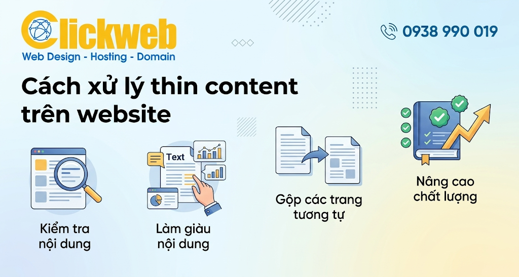 Cách xử lý thin content trên website