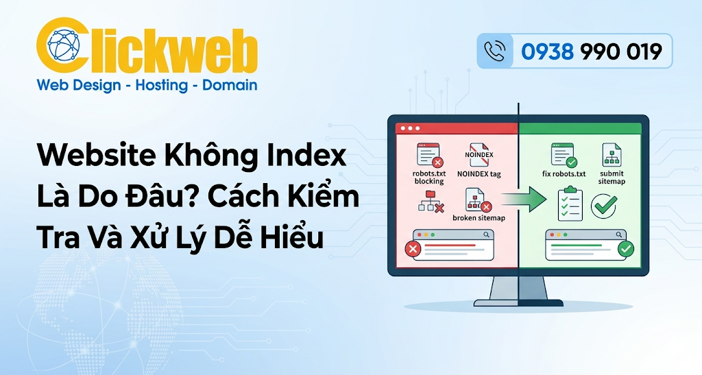 Website Không Index Là Do Đâu
