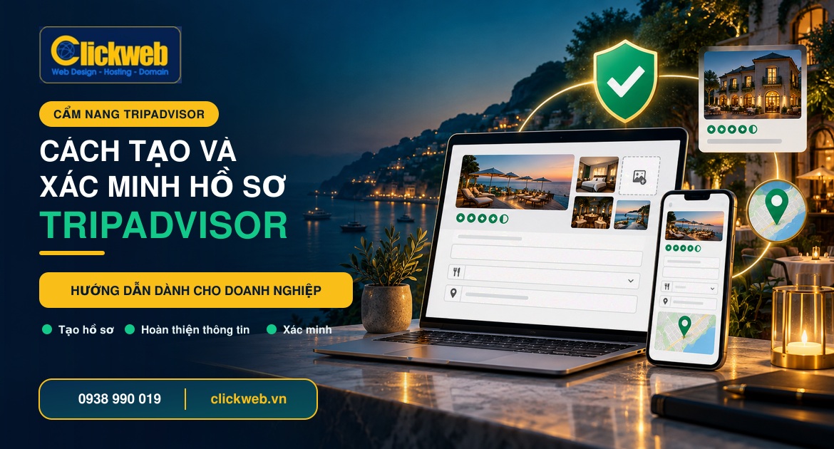 Tìm và xác minh hồ sơ doanh nghiệp trên Tripadvisor