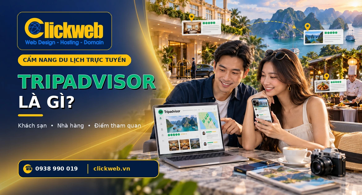 Người dùng tìm khách sạn và nhà hàng trên Tripadvisor