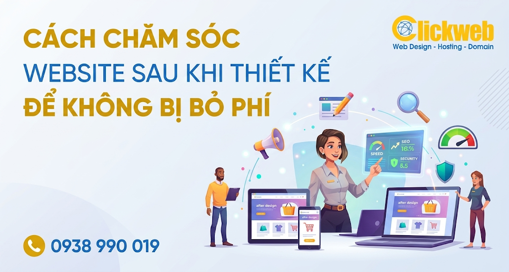 Cách Chăm Sóc Website Sau Khi Thiết Kế