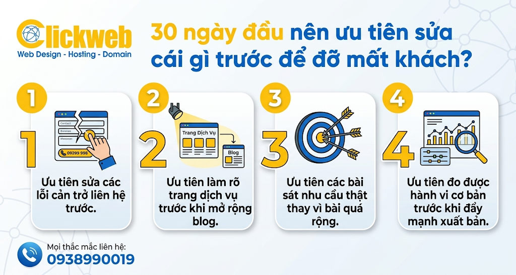Checklist SEO 90 Ngày Cho Doanh Nghiệp Dịch Vụ Mới Bắt Đầu: Nên Làm Gì Trước Để Có Nền Tốt?