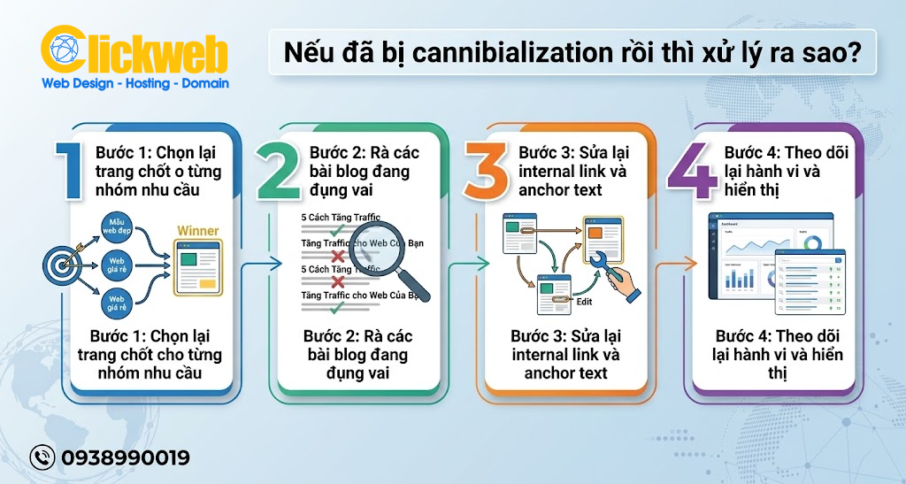 Những sai lầm phổ biến khi chia từ khóa giữa blog và trang dịch vụ