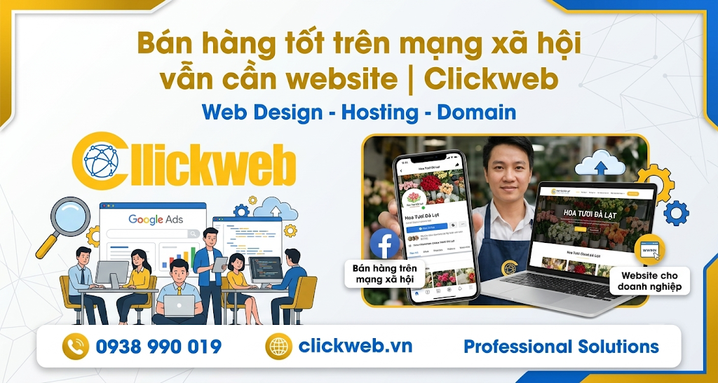Bán hàng tốt trên mạng xã hội nhưng Google không thấy? Vì sao Anh/Chị nên có website riêng