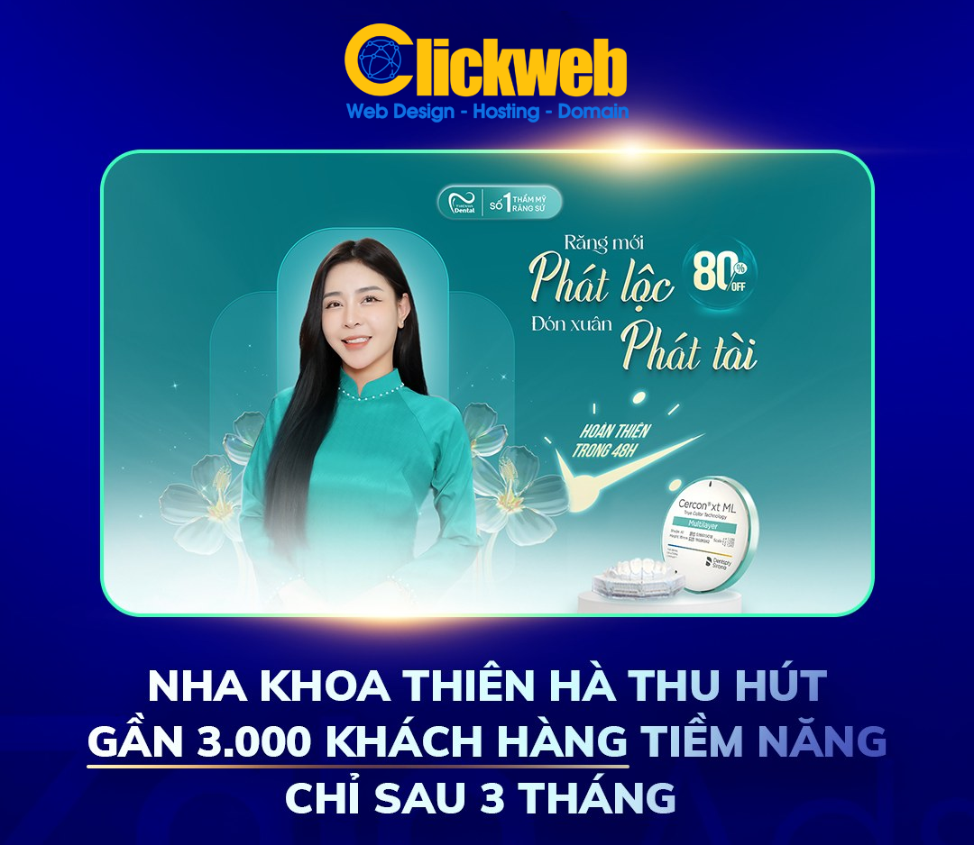 Case Study Google Ads Nha Khoa clickweb