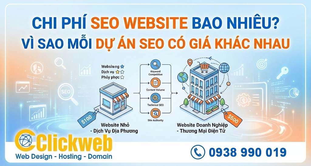 Chi phí SEO website bao nhiêu? Vì sao mỗi dự án SEO có giá khác nhau