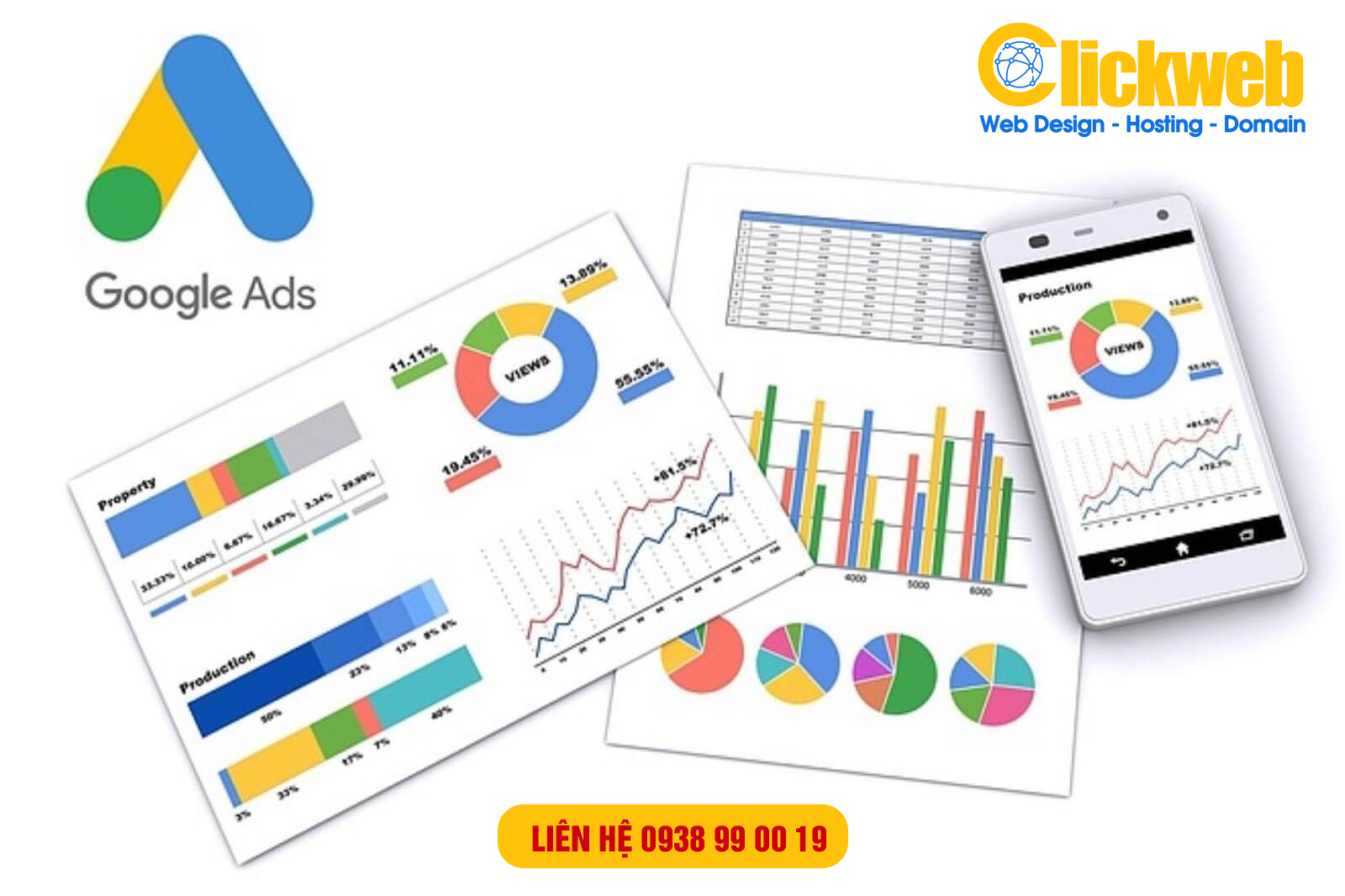 Thuê chạy Google Ads cần chuẩn bị gì để không đốt tiền và ra khách nhanh | Clickweb
