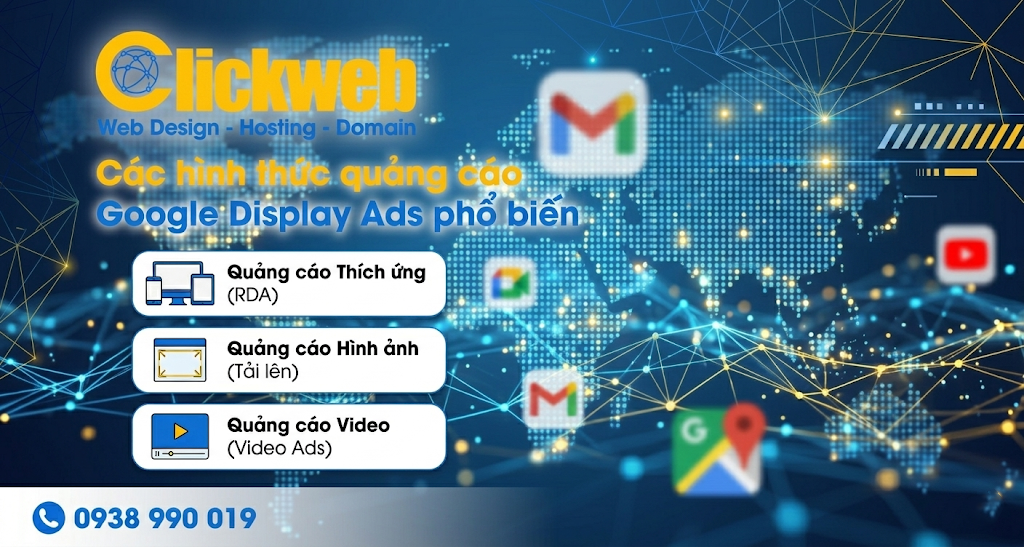 Các hình thức quảng cáo Google Display Ads phổ biến