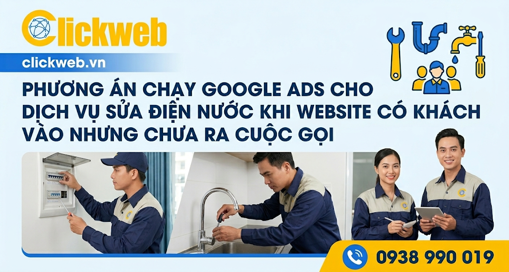 Google Ads Cho Dịch Vụ Sửa Điện Nước