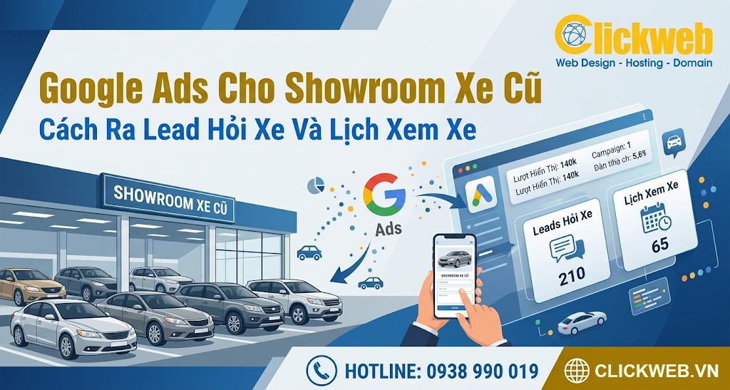 Google Ads Cho Showroom Xe Cũ
