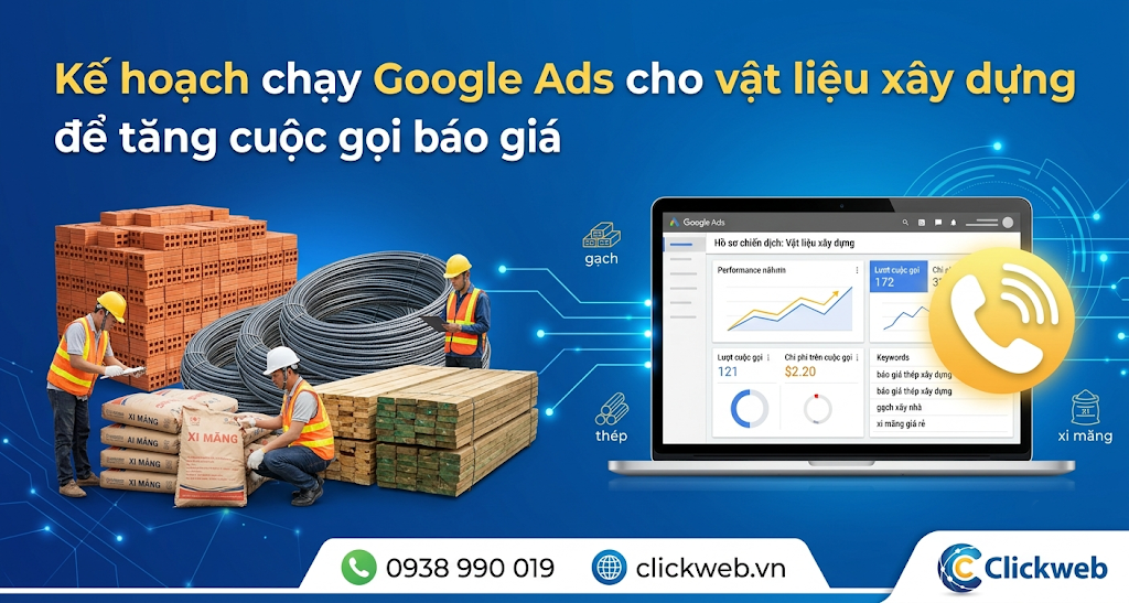 Google Ads Cho Vật Liệu Xây Dựng