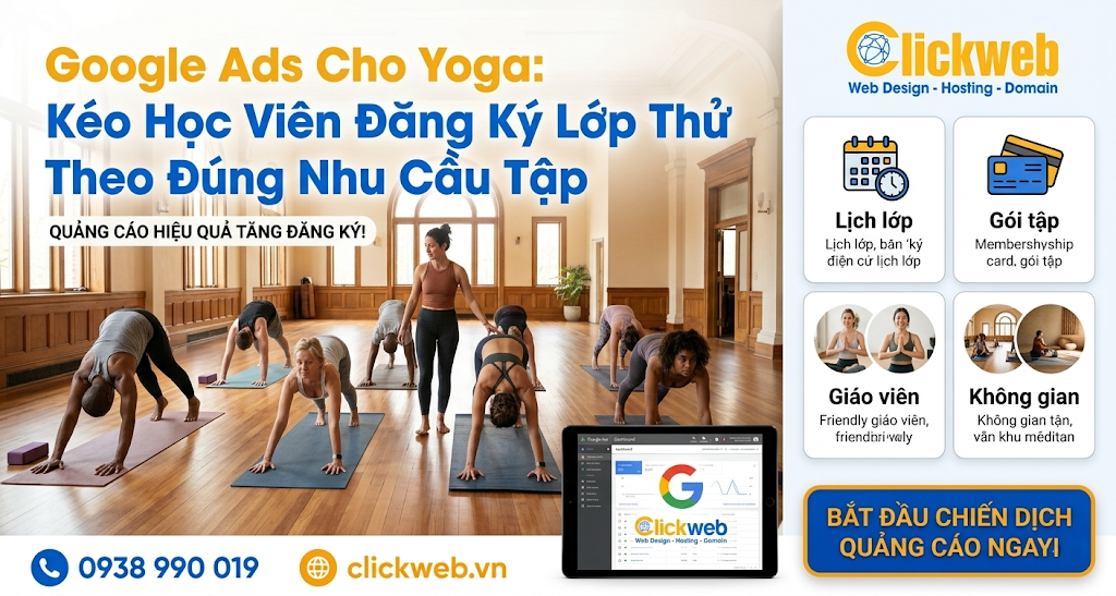 Google Ads Cho Yoga