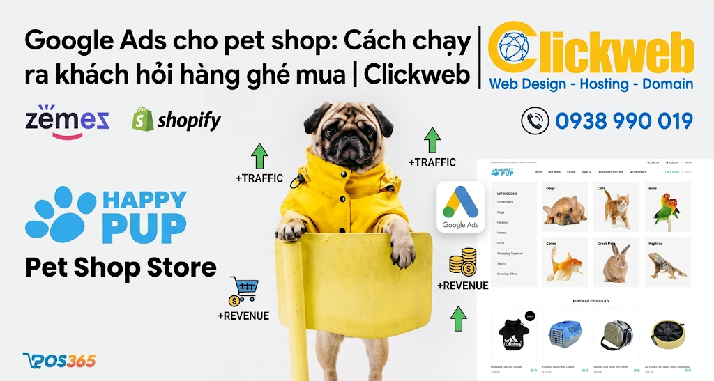 Google Ads cho pet shop