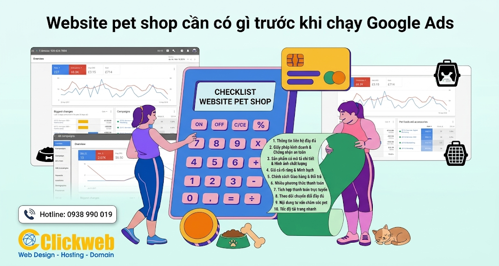 Google Ads cho pet shop