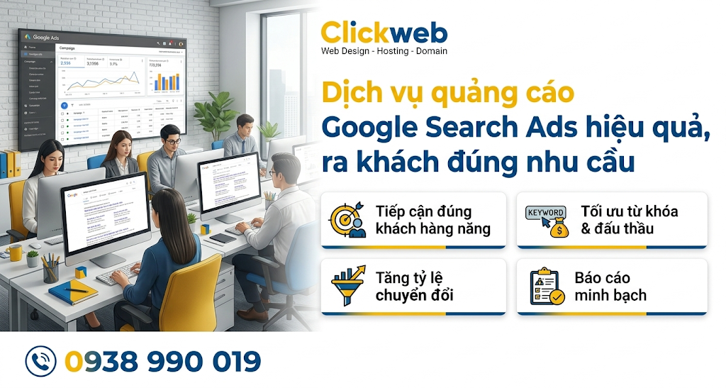 Dịch vụ quảng cáo Google Search Ads