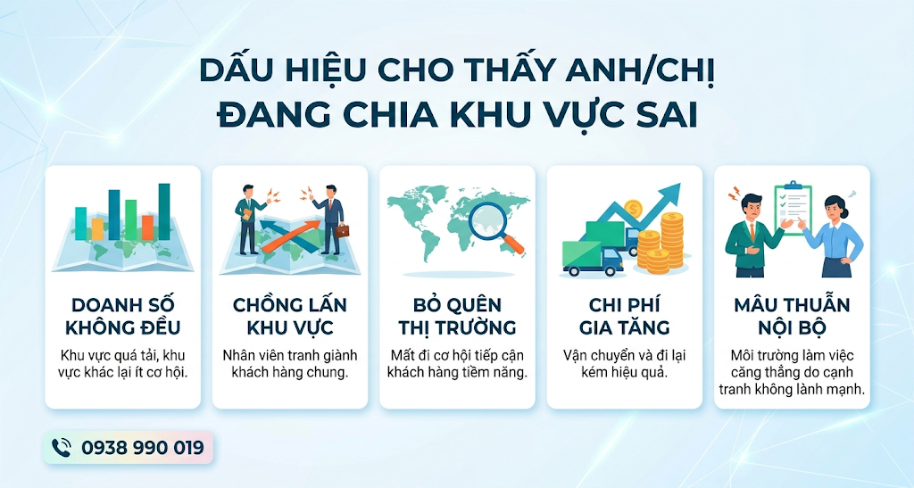 Dấu hiệu chia khu vực sai khi chạy Google Maps ở TP.HCM