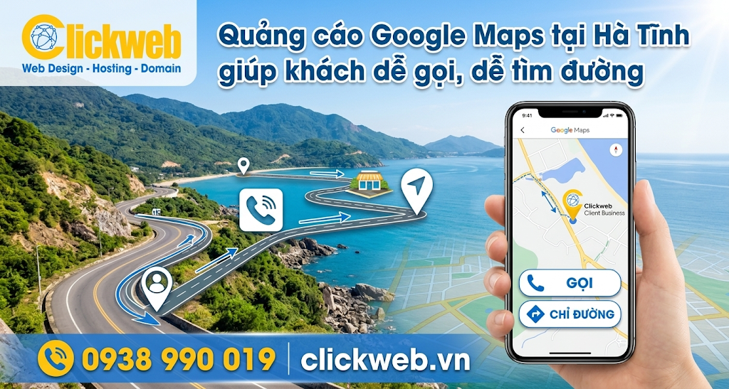 Quảng cáo Google Maps tại Hà Tĩnh