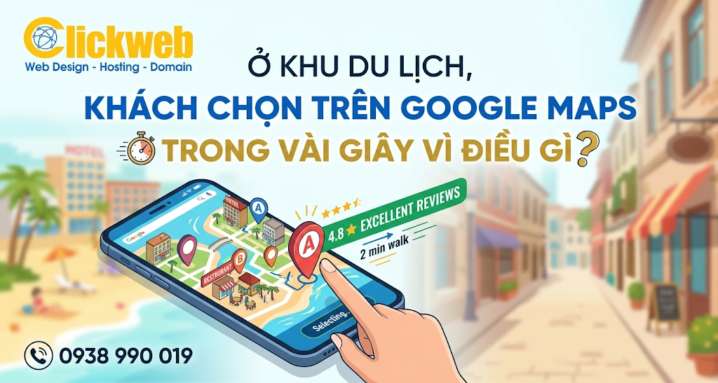 Ở Khu Du Lịch, Khách Chọn Trên Google Maps Trong Vài Giây Vì Điều Gì?
