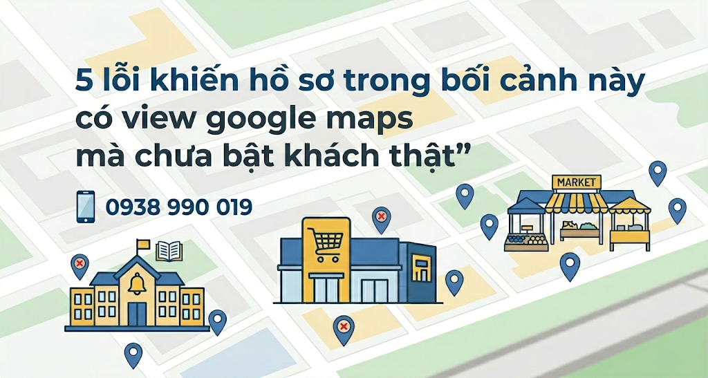 Khách Ở Gần Chợ, Siêu Thị, Trường Học Thường Bấm Google Maps Vì Gần Hay Vì Tiện Ghé Một Lần