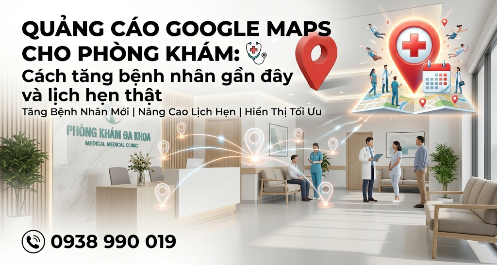 Quảng Cáo Google Maps Cho Phòng Khám: Cách Tăng Bệnh Nhân Gần Đây Và Lịch Hẹn Thật