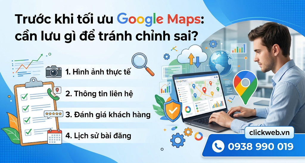 Trước khi tối ưu Google Maps