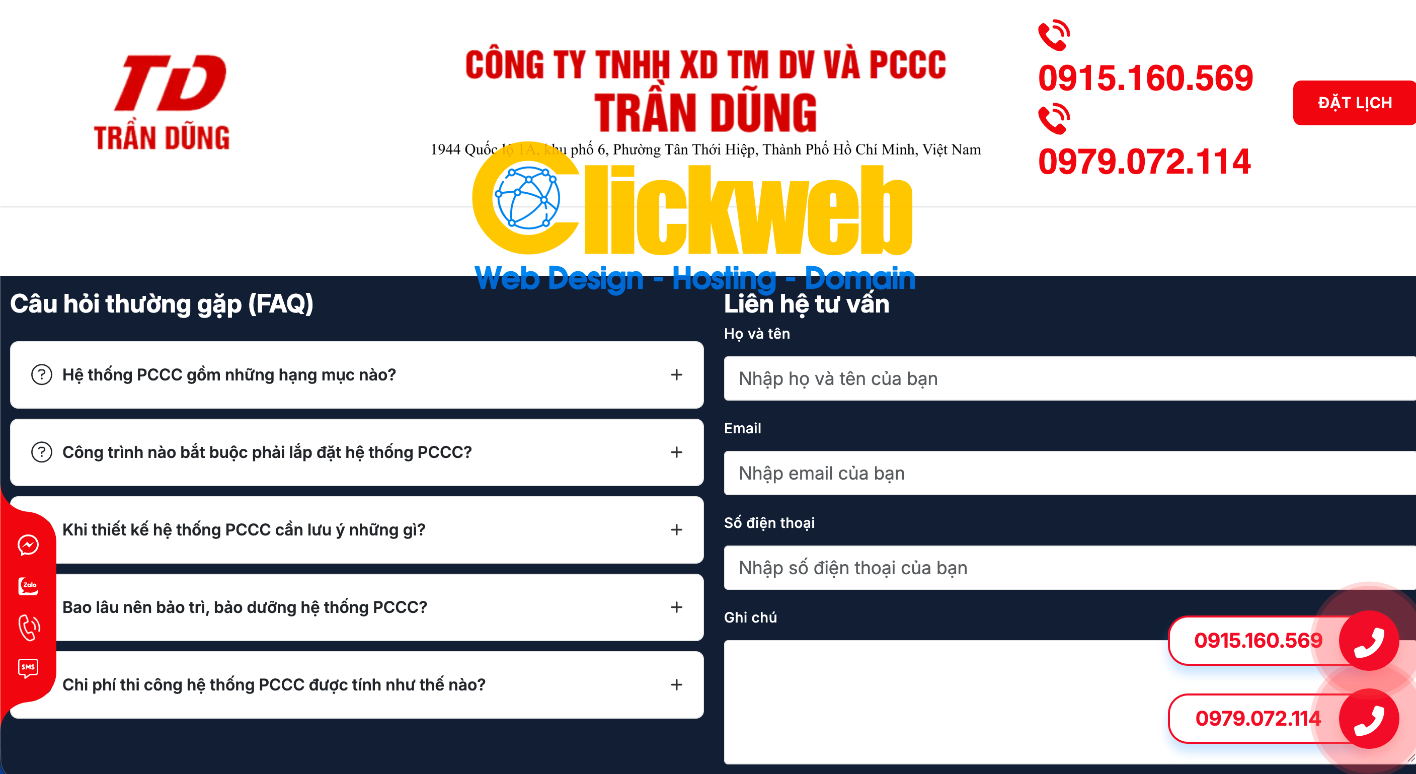 Biểu mẫu yêu cầu báo giá được thiết kế theo dịch vụ và thiết bị