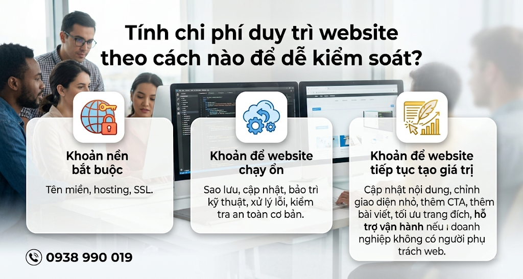 Chi phí duy trì website hằng năm gồm những gì? Cách tính dễ hiểu để không bị phát sinh