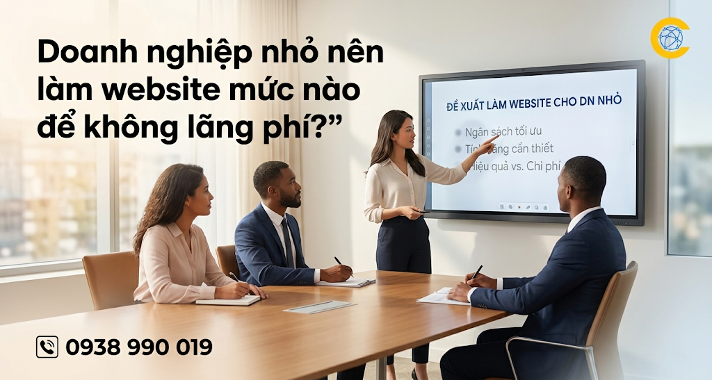 Doanh nghiệp nhỏ nên làm website mức nào để không lãng phí?