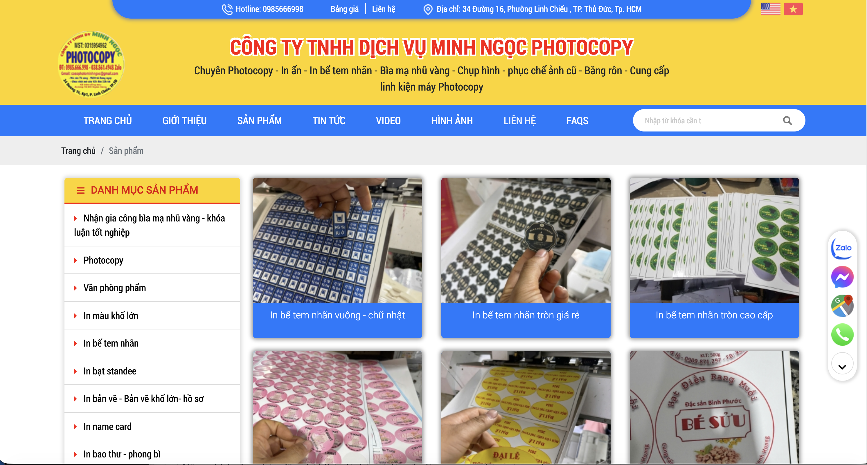 gành thay mực – in ấn nên viết gì trên website để khách tin và đặt ngay?