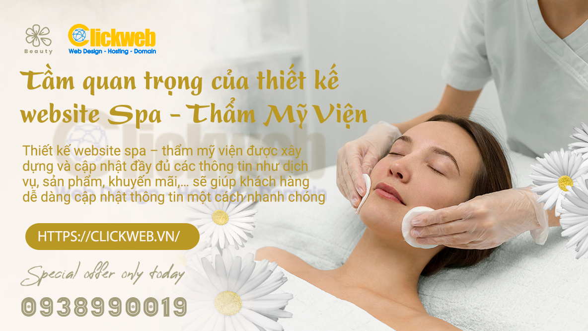 Tầm quan trọng của thiết kế website Spa - Thẩm Mỹ Viện