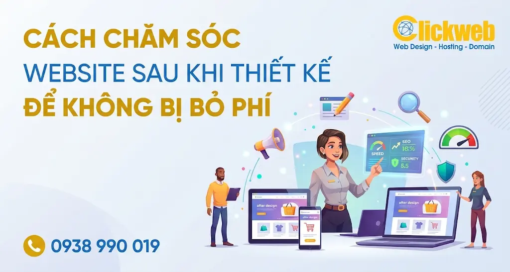 Cách chăm sóc website sau khi thiết kế để web thật sự ra việc