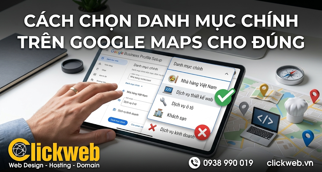 Cách Chọn Danh Mục Chính Trên Google Maps Cho Đúng