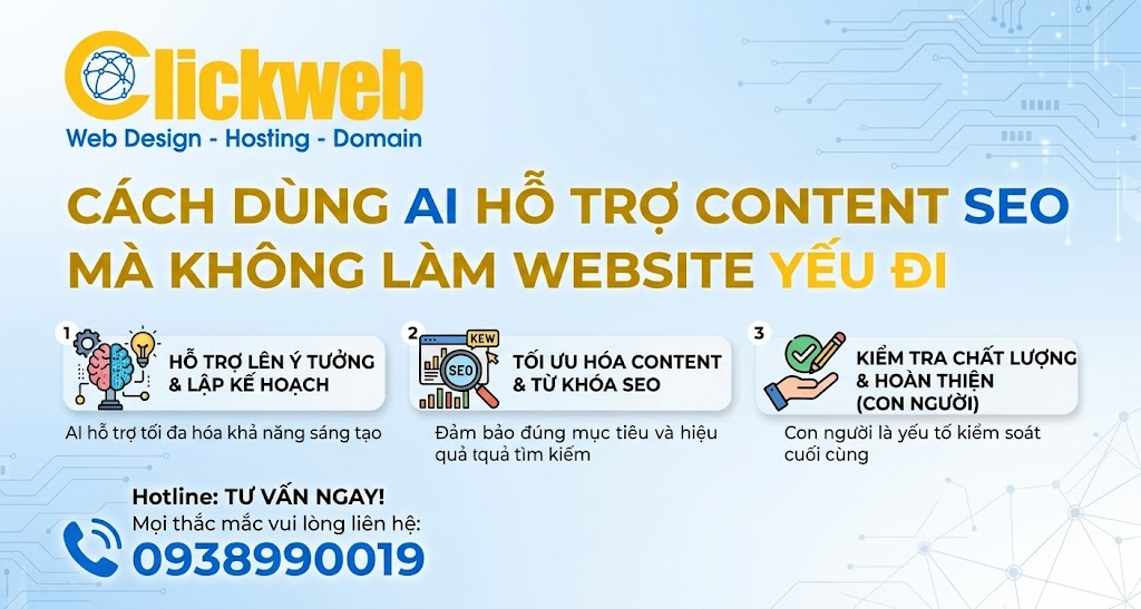Cách Dùng AI Hỗ Trợ Content SEO Mà Không Làm Website Yếu Đi