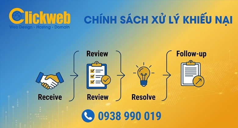 Chính sách xử lý khiếu nại