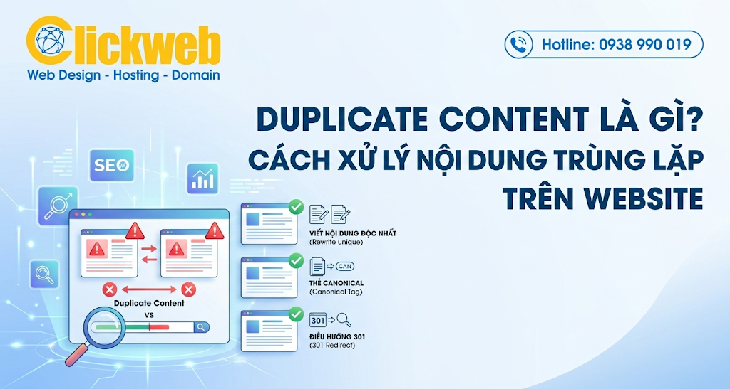 Duplicate Content Là Gì? Cách Xử Lý Nội Dung Trùng Lặp Trên Website