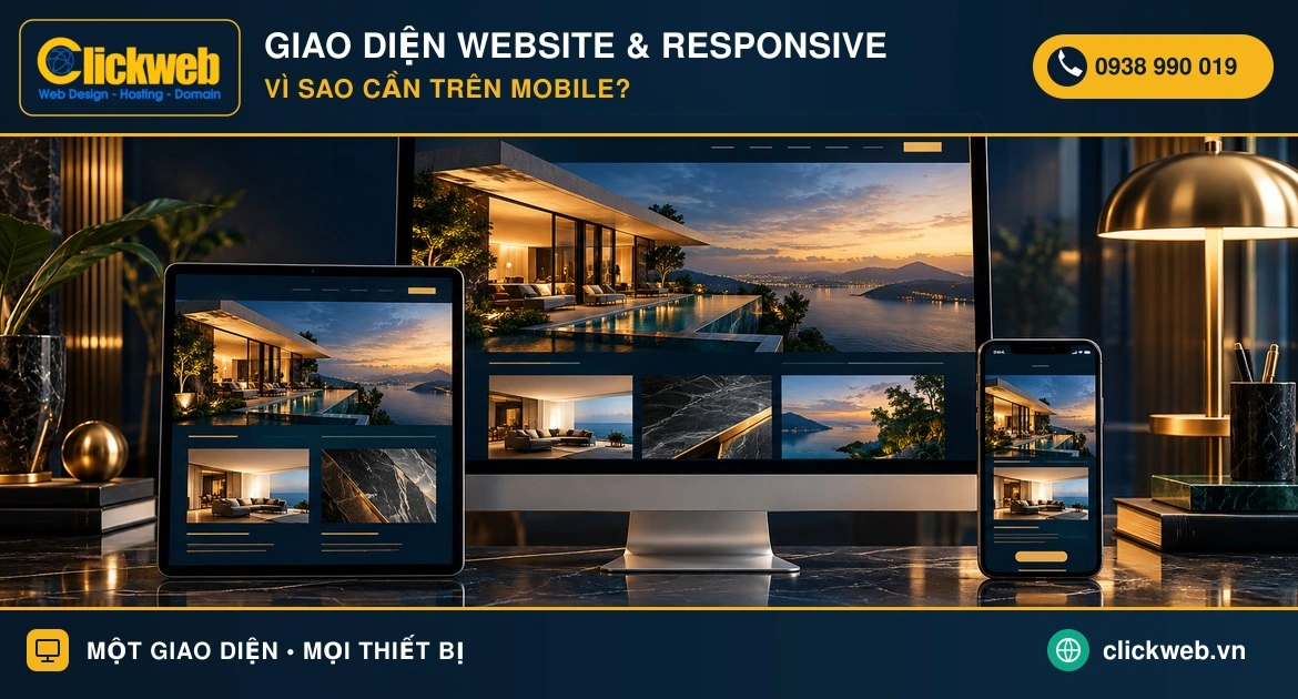 Giao diện website là gì? Responsive là gì, vì sao cần trên mobile | Clickweb