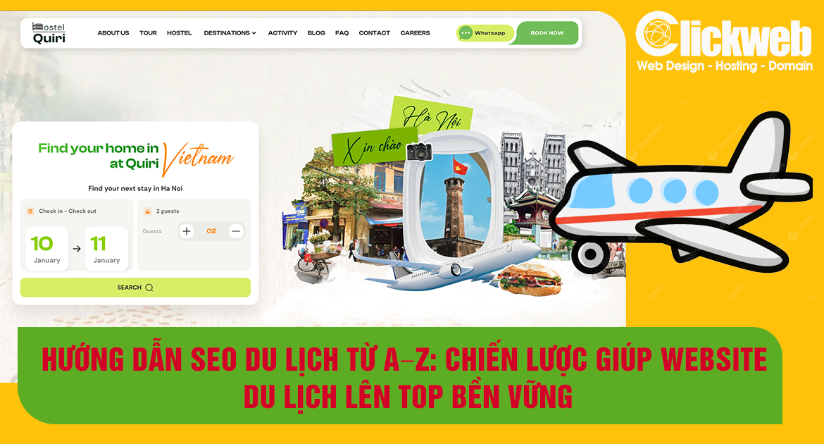 Hướng Dẫn SEO Website Du Lịch Từ A–Z: Chiến Lược Giúp Website Du Lịch Lên Top Bền Vững