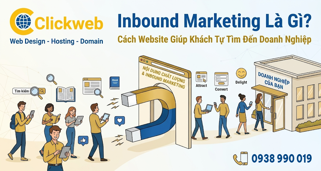 Inbound Marketing Là Gì? Cách Website Giúp Khách Tự Tìm Đến Doanh Nghiệp