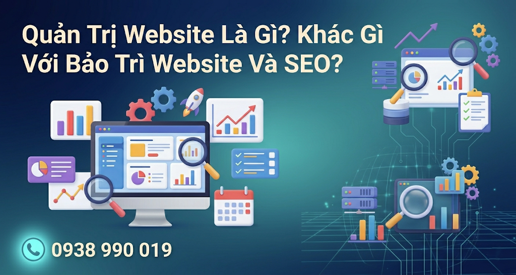 Quản Trị Website Là Gì? Khác Gì Với Bảo Trì Website Và SEO?