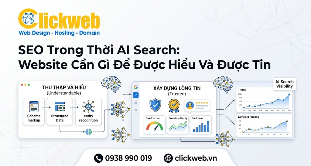 SEO Trong Thời AI Search: Website Cần Gì Để Được Hiểu Và Được Tin