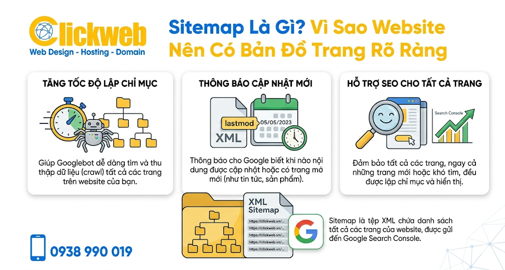 Sitemap Là Gì? Vì Sao Website Nên Có Bản Đồ Trang Rõ Ràng