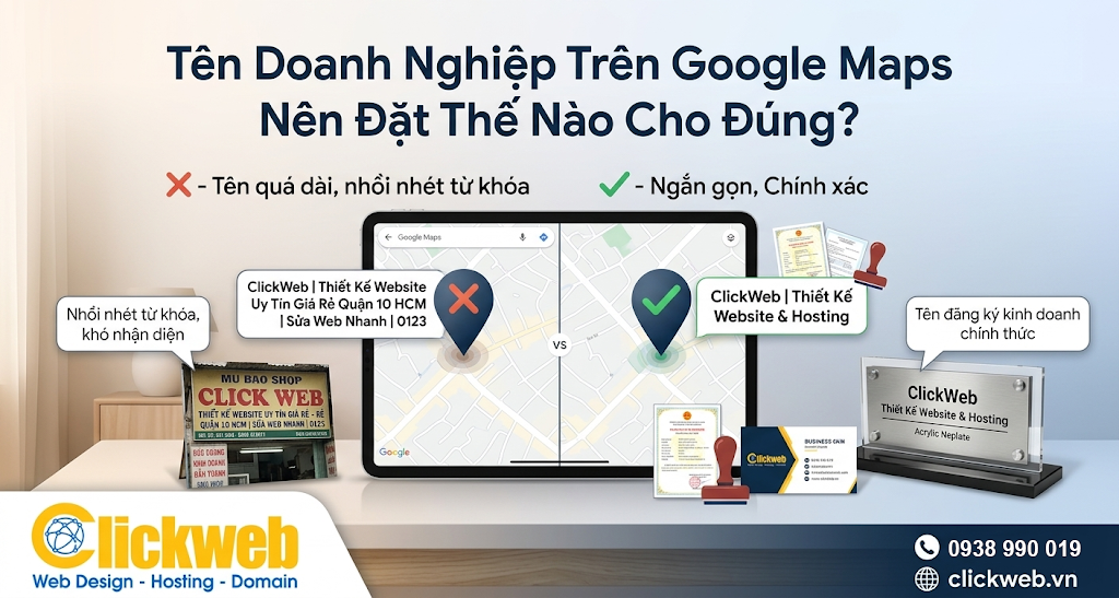 Tên Doanh Nghiệp Trên Google Maps Nên Đặt Thế Nào Cho Đúng?