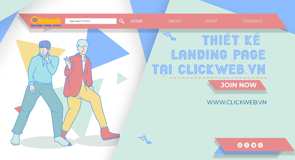 Thiết kế landing page trọn gói chỉ với 2150k | Dịch vụ thiết kế landingpage hoàn thành sau 1 ngày
